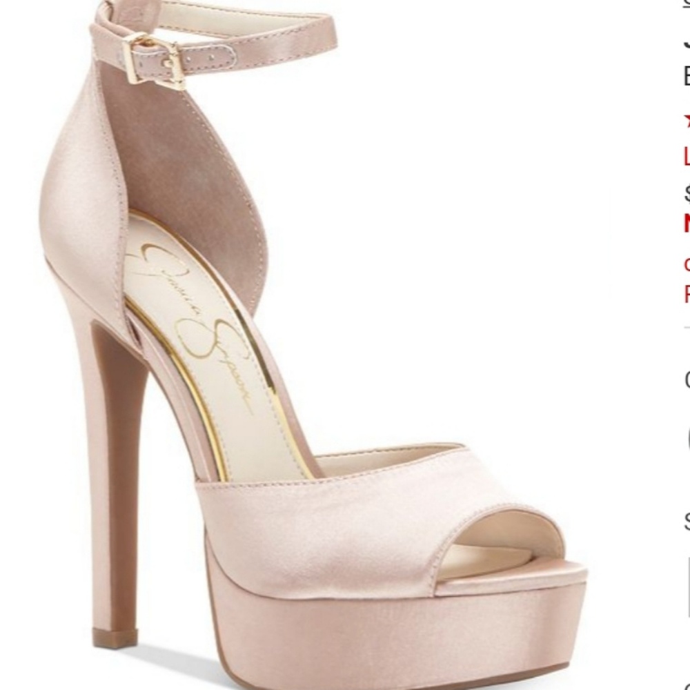 Jessica Simpson Beeya Two-Piece Platform Sandals